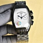 Franck Muller Casablanca Subdial 40mm 316L Steel Red/Black/White Face on Black Watch